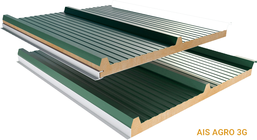 Panel Sándwich Cubiertas. Arilux.