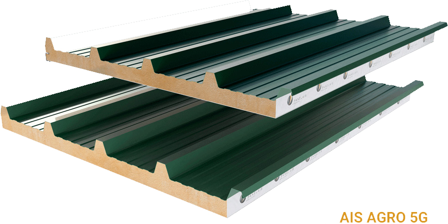 Panel Sándwich Cubiertas. Arilux.
