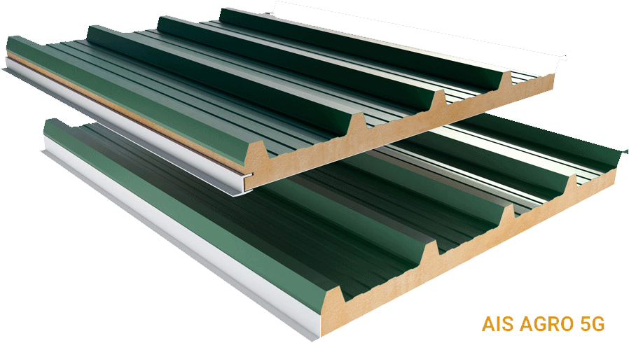 Panel Sándwich Cubiertas. Arilux.